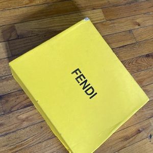 Fendi Brown/Black FF Zucca Canvas And Leather Knee